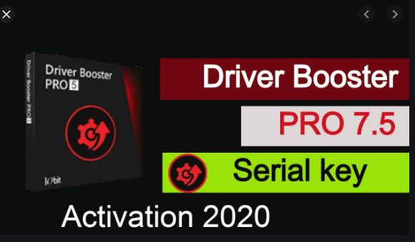 Share IObit Driver Booster 7.5 Pro License Key 2020